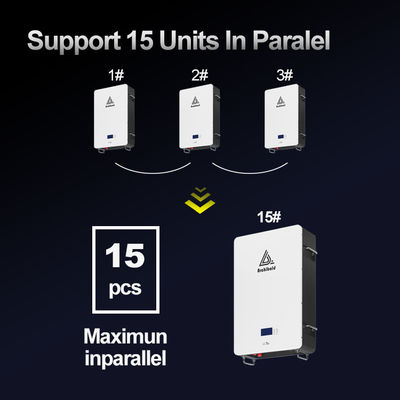Réseau hybride Powerwall Lifepo4 batterie 48V 200ah 10Kwh 51.2v 300ah Piles au lithium-ion avec WIFI