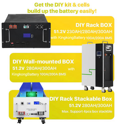Stockage normal 230Ah 280Ah 3,2V LiFePO4 Batterie avec batterie rechargeable à longue portée