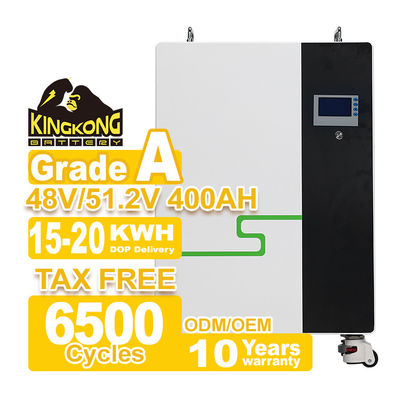 20kw 10kw 5kwh Lifepo4 Armoire de stockage d'énergie solaire avec onduleur et batterie BMS Lifepo4
