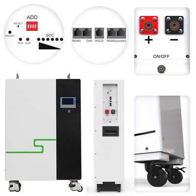 20kw 10kw 5kwh Lifepo4 Armoire de stockage d'énergie solaire avec onduleur et batterie BMS Lifepo4