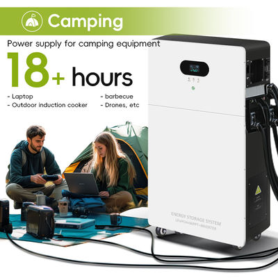 Banque de centrale électrique tout en un onduleur hybride hors réseau AC 5kw 10kw 15kw 20kw Système de batterie de stockage d'énergie solaire au lithium LiFePO4