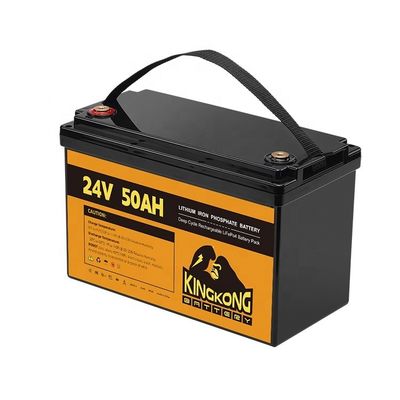 24V 50Ah 60Ah 100Ah 200Ah 230Ah 300Ah 400Ah 460Ah Fer Lithium LifePo4 Batterie avec BMS