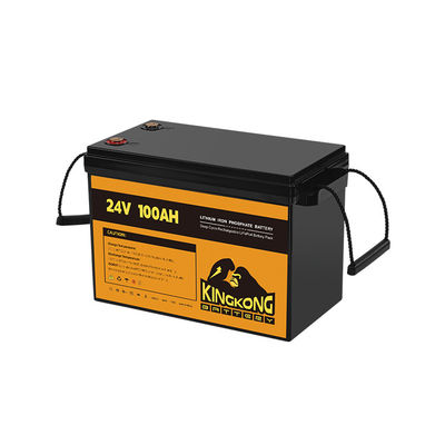 24V 50Ah 60Ah 100Ah 200Ah 230Ah 300Ah 400Ah 460Ah Fer Lithium LifePo4 Batterie avec BMS