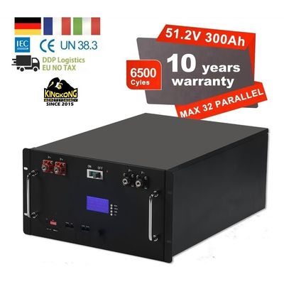 Système domestique d'énergie solaire avec équilibreur actif de 23 kg BMS 200A et batterie 24V 320Ah
