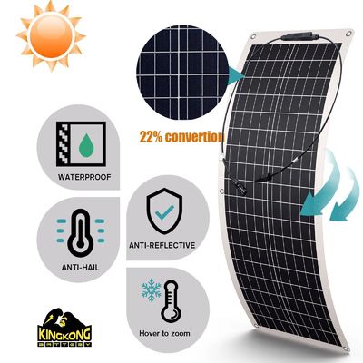 Panneau solaire OEM flexible de 200 W Les dimensions du panneau sont de 1590 x 710 x 2 mm 100 W 210 W 310 W 410 W 525 W