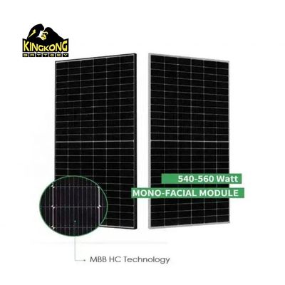 182mm Taille de cellule Monocristallin Tiger Pro 550W 540W Panneaux solaires pour le système d'énergie solaire