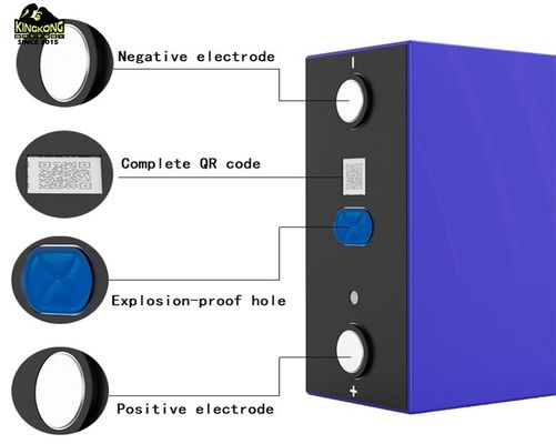 Cellule de batterie prismatique LiFePO4 280Ah 314Ah Pour les solutions de stockage d'énergie solaire OEM