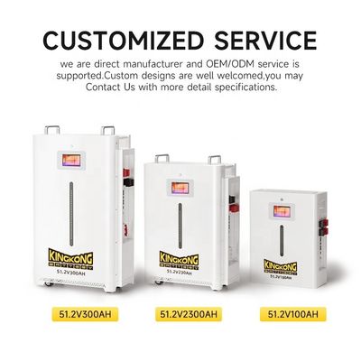 Batterie solaire Lifepo4 48V 100Ah 200Ah 280Ah