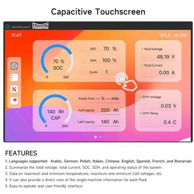 Batterie solaire Lifepo4 48V 100Ah 200Ah 280Ah