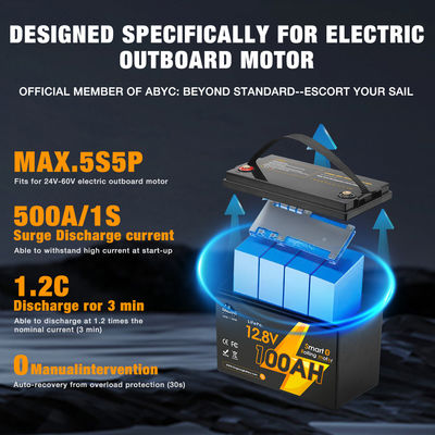 Batterie Lifepo4 pour Bateau Électrique 12V 24V