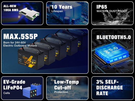Batterie à ion lithium Lifepo4 à cycle profond