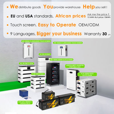 Piles au lithium puissantes de 10 kW 30 kW 220 V