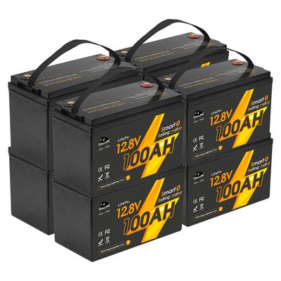 12V 12.8V 24V 48V Volt 100Ah 120Ah 200Ah 300Ah 400Ah Rechargeable Lifepo4 Cycle profond Li Li-ion batterie au lithium scellée