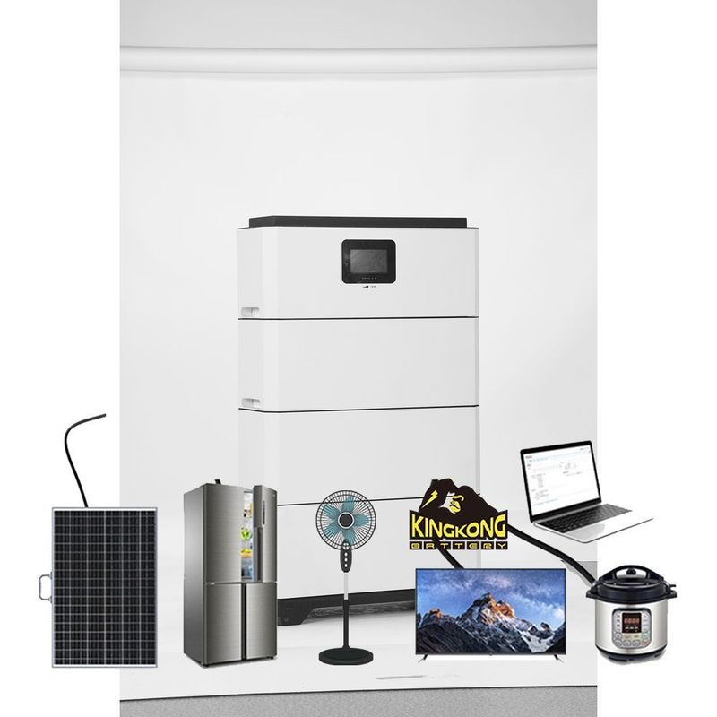 Partage de la batterie HV empilée 15kWh 20kWh 30kWh Pour le système de stockage d'énergie solaire 51.2v 100ah