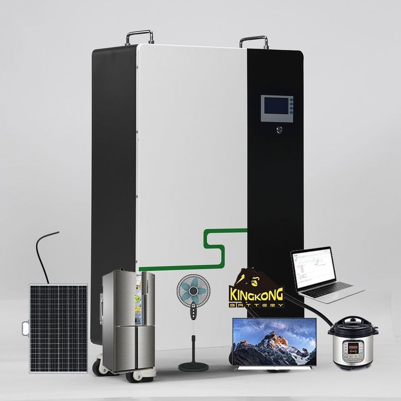 6000 fois la durée de vie du cycle d'alimentation de la batterie au lithium 51.2V 10Kwh pour le système d'énergie solaire