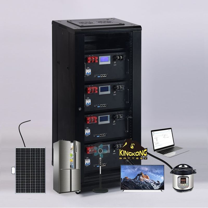 24V 48V 51.2V LiFePO4 Batterie solaire 5kwh 6000 Cycle Pour l'alimentation d'urgence du système solaire