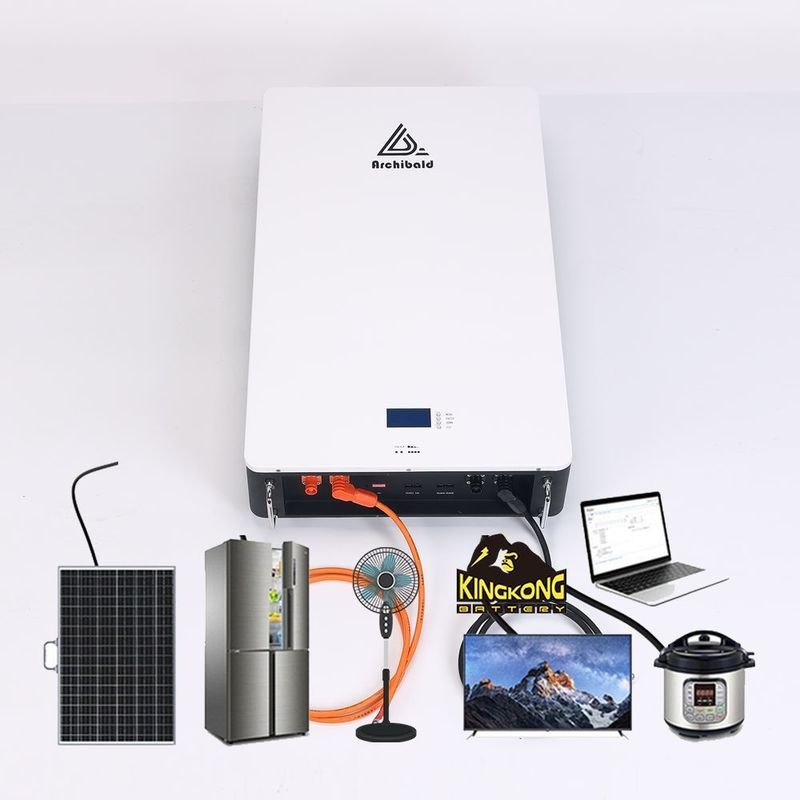 Réservoir d'énergie à domicile hors réseau 48V 200ah 10Kwh 12v 300ah Piles lithium-ion Li-ion avec WIFI
