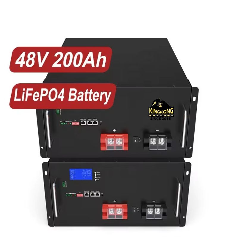51.2V 100Ah 150Ah 280Ah BMS LiFePO4 Batterie au lithium pour l'alimentation des systèmes solaires