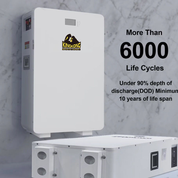51.2V 48V Système de stockage d'énergie solaire à domicile Batterie au lithium-ion 100Ah 200Ah 5Kwh 10Kwh