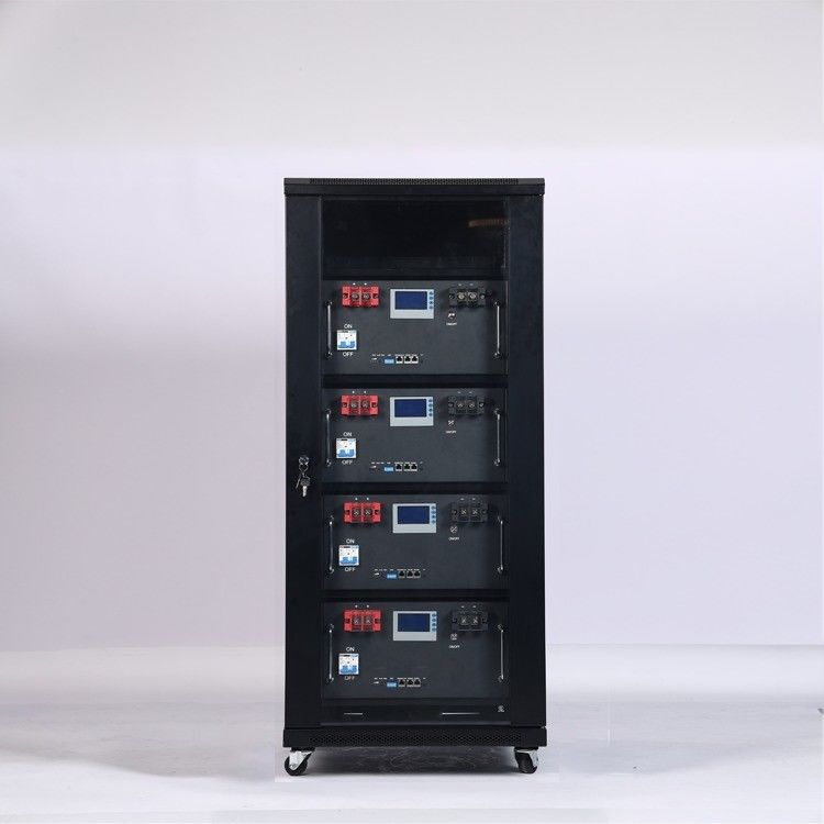 51.2V 100Ah LiFePO4 Batterie de stockage d'énergie pour récipient d'énergie solaire 19 pouces 10