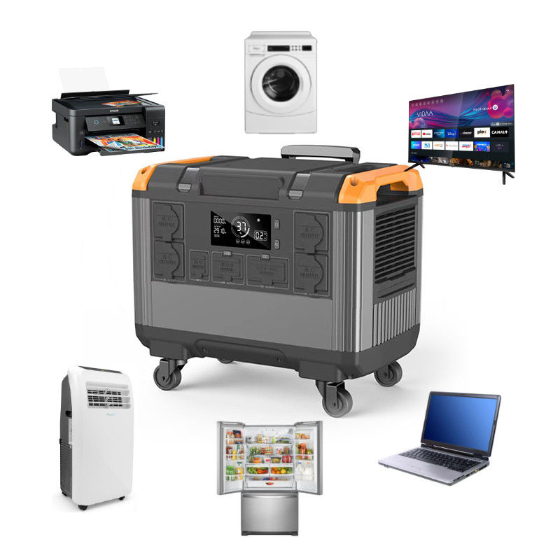 Batterie LiFePO4 UE 230V UPS domestique Générateur solaire 3000W pour le camping et les besoins d'urgence