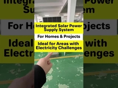 C'est un système complet d'alimentation solaire et personnalisable, adapté à la maison et au projet.