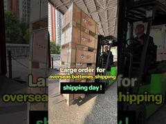 Le système de stockage de l' énergie des cellules solaires envoyé de Guangzhou à notre agent