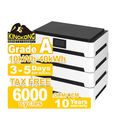 Casse métallique Lithium Ion 51.2V Système de stockage de batterie solaire pour la maison commerciale 10kwh
