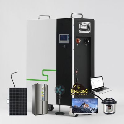 Port de communication RS232 OEM stockage d'énergie solaire 5kwh 48v 100ah Lifepo4 batterie montée sur le mur