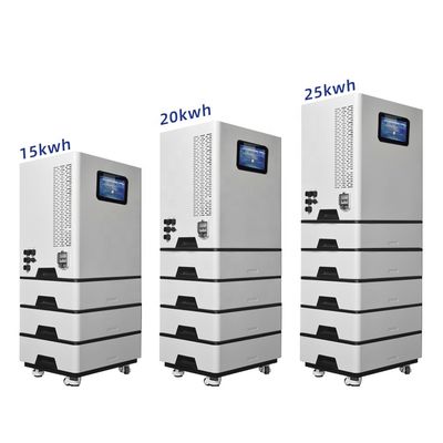 Connexion au réseau hybride batterie de stockage d'énergie intelligente empilée 10kw 15kw 20kw 30kw 35kw
