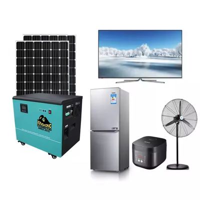 Système de stockage d'énergie solaire à domicile de 10 kW avec générateur de 12 V et batterie au lithium de 48 V 200 Ah