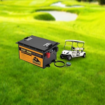 51.2V 105Ah chariots de golf batterie voiture Lifepo4 Pack rechargeable avec service OEM / ODM