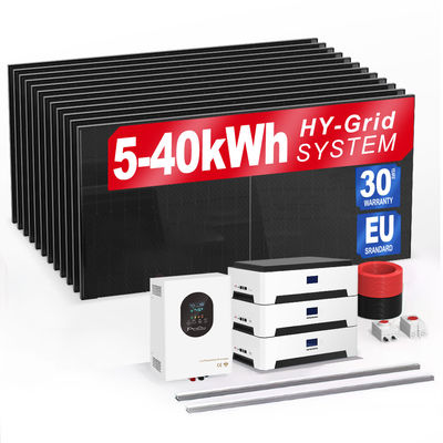 6Kw 10Kw 20Kw 30Kwh solaire hors réseau batterie solaire stockage d'énergie Systèmes d'alimentation pour la maison