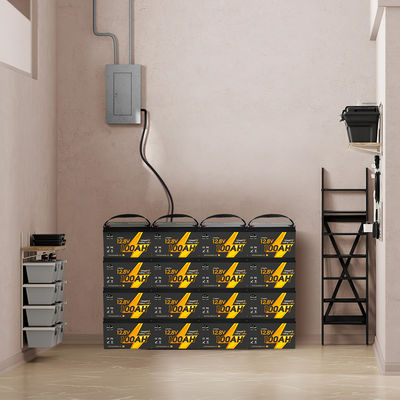 12V 12.8V 24V 48V Volt 100Ah 120Ah 200Ah 300Ah 400Ah Rechargeable Lifepo4 Cycle profond Li Li-ion batterie au lithium scellée